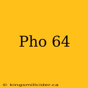 Pho 64