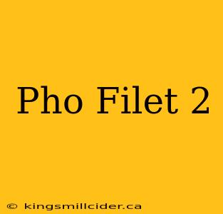 Pho Filet 2