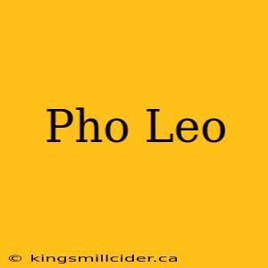 Pho Leo