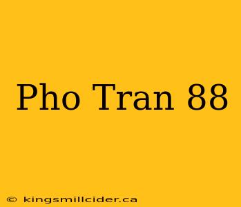 Pho Tran 88