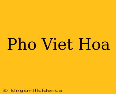 Pho Viet Hoa