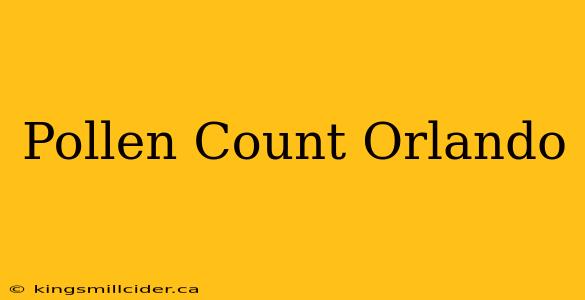 Pollen Count Orlando