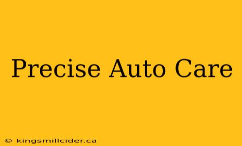 Precise Auto Care