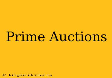 Prime Auctions