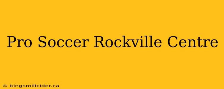 Pro Soccer Rockville Centre