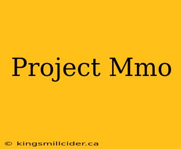 Project Mmo