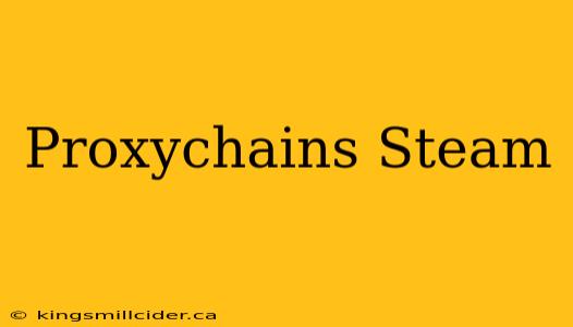 Proxychains Steam