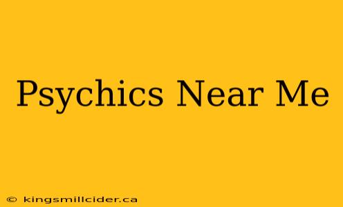 Psychics Near Me