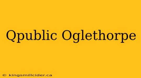 Qpublic Oglethorpe