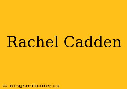 Rachel Cadden