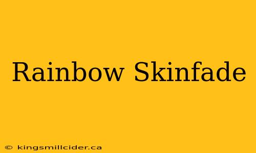 Rainbow Skinfade