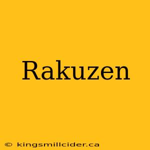 Rakuzen