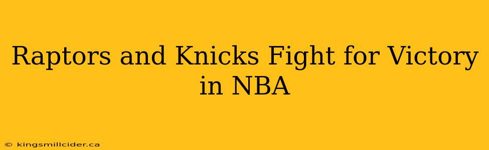 Raptors and Knicks Fight for Victory in NBA