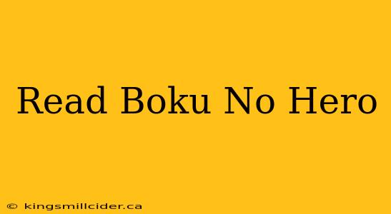 Read Boku No Hero