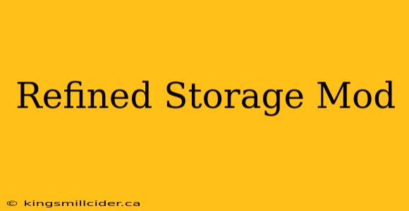 Refined Storage Mod