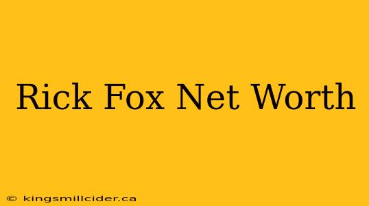 Rick Fox Net Worth