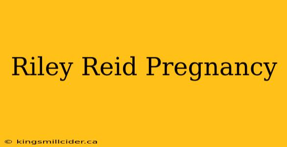 Riley Reid Pregnancy