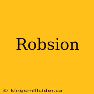 Robsion