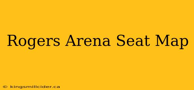 Rogers Arena Seat Map