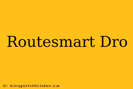 Routesmart Dro