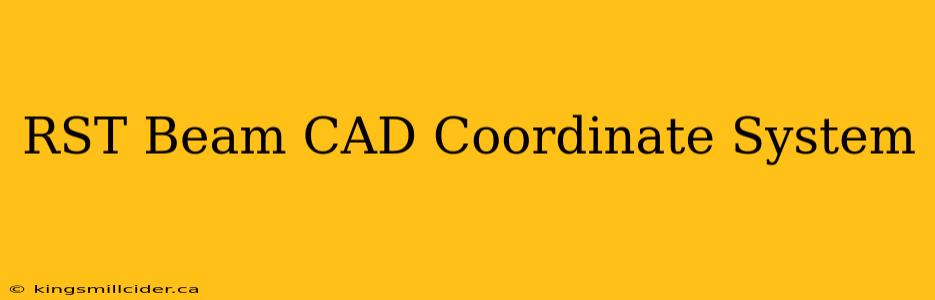 RST Beam CAD Coordinate System