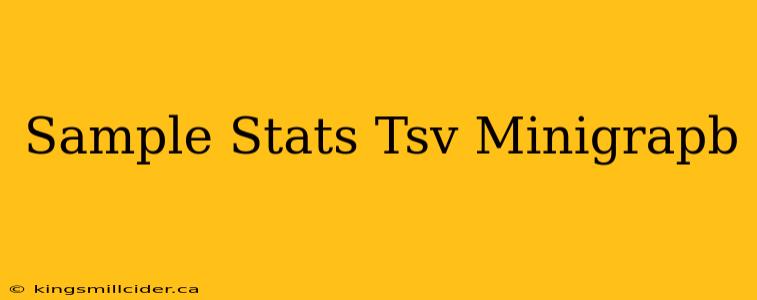 Sample Stats Tsv Minigrapb