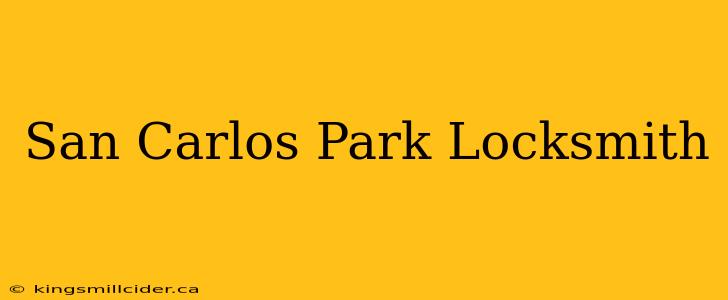 San Carlos Park Locksmith