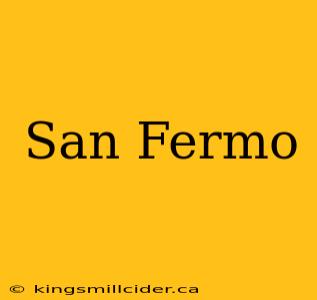 San Fermo