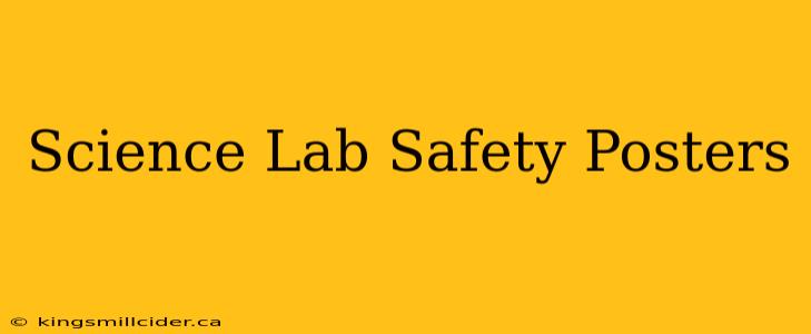 Science Lab Safety Posters