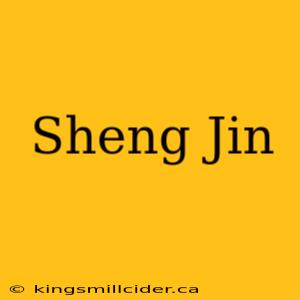 Sheng Jin