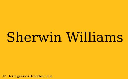 Sherwin Williams