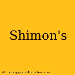 Shimon's