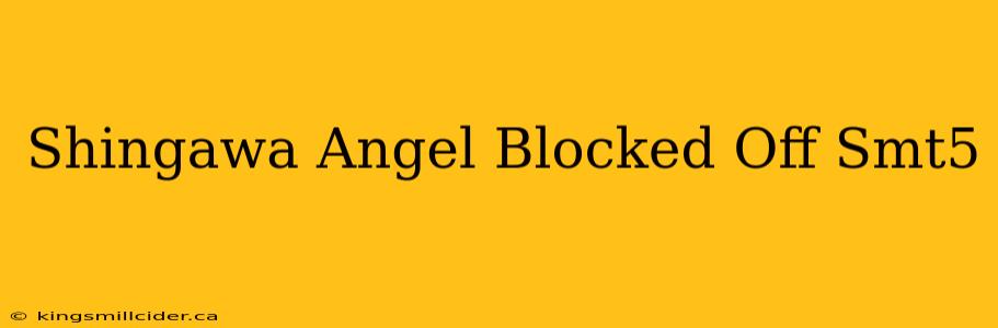 Shingawa Angel Blocked Off Smt5