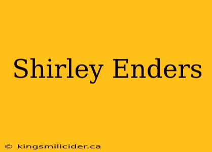 Shirley Enders