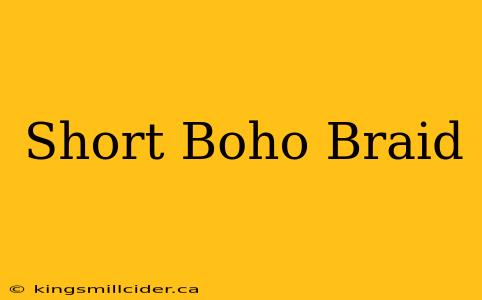 Short Boho Braid