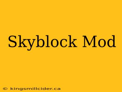 Skyblock Mod