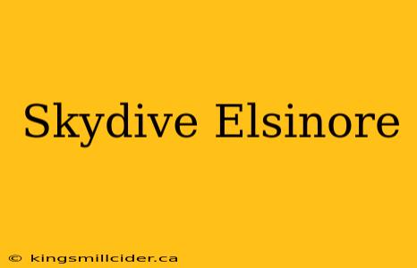 Skydive Elsinore