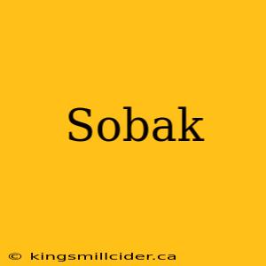 Sobak