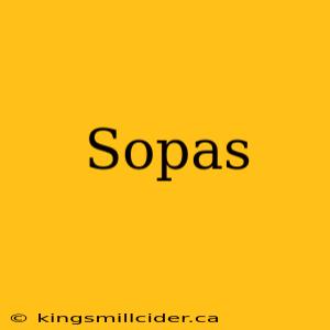 Sopas