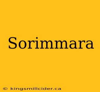 Sorimmara