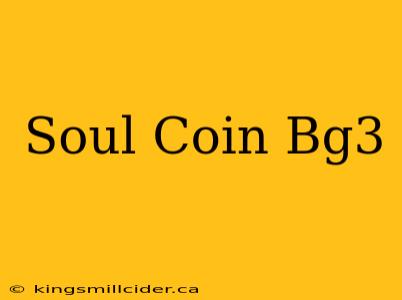 Soul Coin Bg3