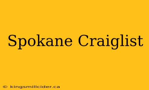 Spokane Craiglist