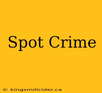 Spot Crime