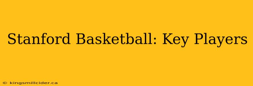 Stanford Basketball: Key Players
