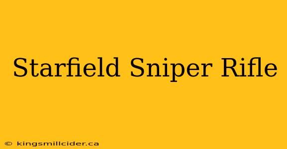 Starfield Sniper Rifle