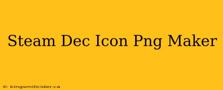 Steam Dec Icon Png Maker