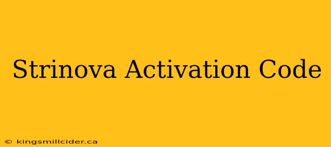 Strinova Activation Code