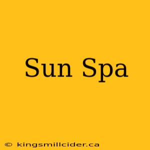 Sun Spa