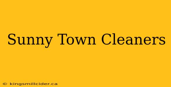 Sunny Town Cleaners