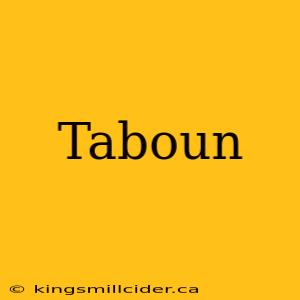 Taboun